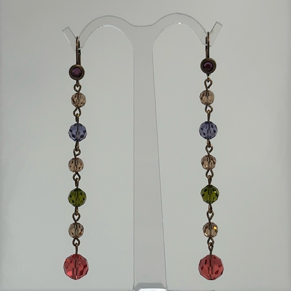 14k GF Crystals earrings